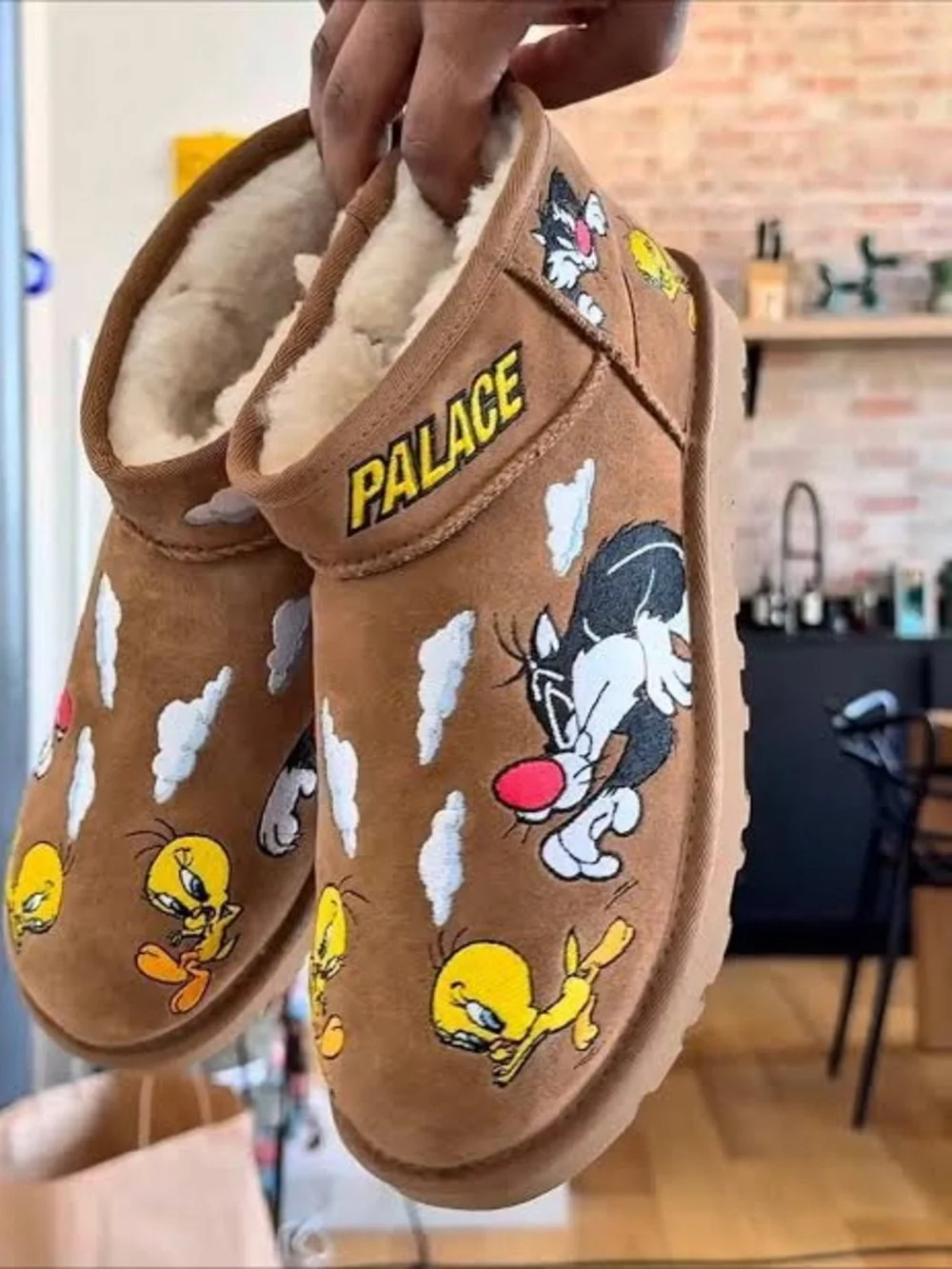 PALACE x Uggs x Warner Bros Tasman Slipper Boot